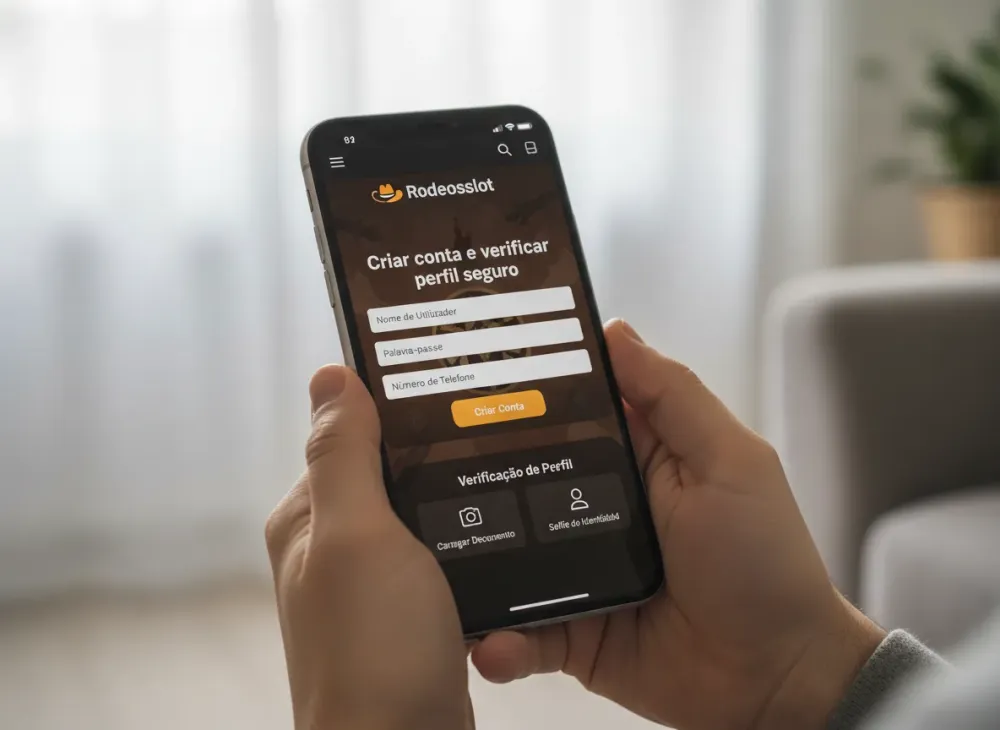Rodeoslot registo Criar conta e verificar perfil seguro
